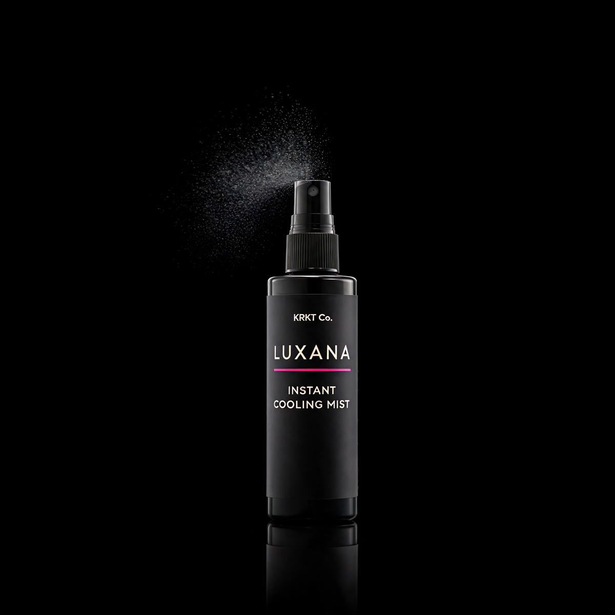 KRKT Co. LUXANA instant cooling mist mockup